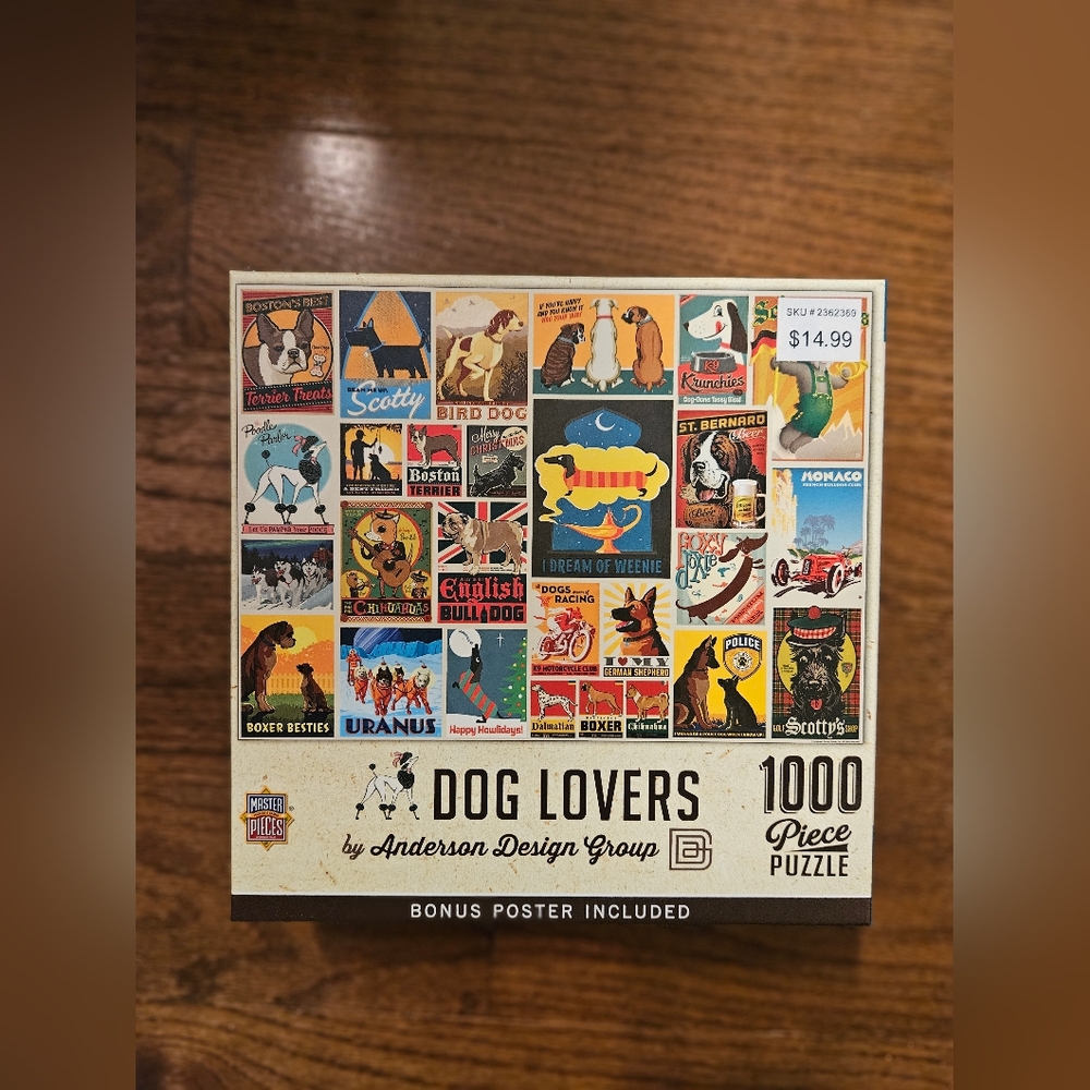 Dog Lovers 1000 Piece Puzzle